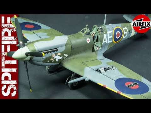 Airfix 1/24 Spitfire Mk IX model kit - Finished! (Painting, decals, and weathering)