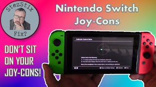 Nintendo Switch Joycons that have been sat on! Stick drift issues and a broken rail!  Can I Fix It?