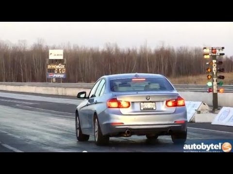 Drag Racing a 2013 BMW ActiveHybrid 3 Luxury Car - 13.5 @ 106 MPH