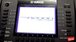Video thumbnail for Yamaha PSR A2000 Oriental Keyboard by Coleman's Music