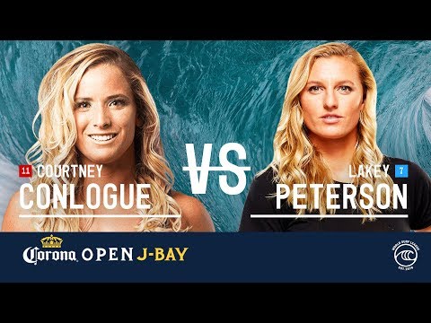 Courtney Conlogue vs. Lakey Peterson - Quarterfinals, Heat 4 - Corona Open J-Bay 2019