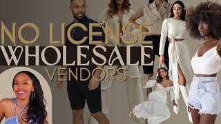 No License Wholesale Clothing Vendors Anyone Can Use!