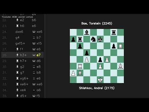 Queens Pawn Game Shishkov Andrei 2175 vs Bae Torstein 2245