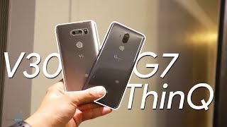 LG G7 ThinQ vs LG V30: first look