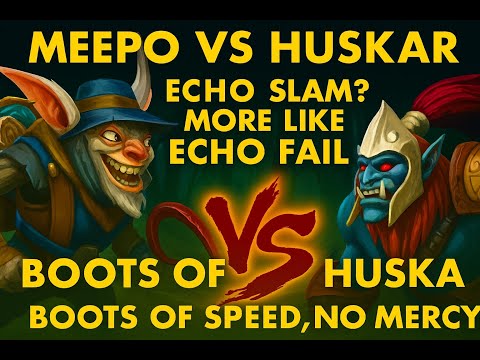 Meepo vs Huskar – Boots of Speed, No Mercy
