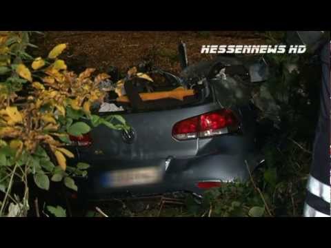 Schwere Rettung nach Unfall auf der B 496