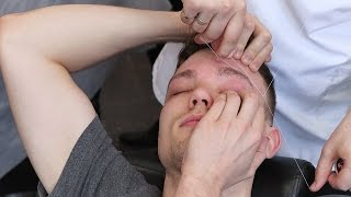 Satisfying Men's Eyebrow Threading