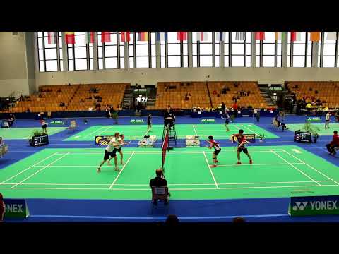 XD U19 Wang Chan 4 & Jeong Na Eun Korea vs Germany Lukas Resch 5 & Emma Moszczynski