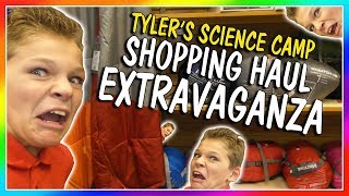 TYLER&#39;S CRAZY CAMPING SHOPPING HAUL | We Are The Davises