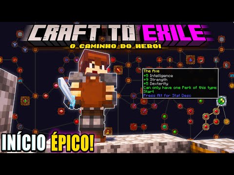O MELHOR MODPACK DE RPG DE TODOS OS TEMPOS! CRAFT TO EXILE 2 #01