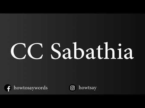 How To Pronounce CC Sabathia