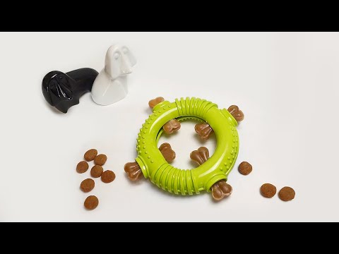 Іграшка для собак Bronzedog SMART мотиваційна Ринг 16 х 3 см салатовий