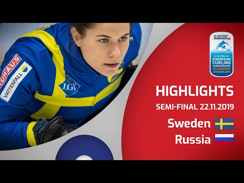 HIGHLIGHTS: Sweden v Russia – semi-final – Le Gruyère AOP European Curling Championships 2019