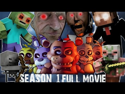FNAF, GRANDPA & GRANNY: (SEASON 1) FULL MOVIE - Minecraft Animation | MechanicZ