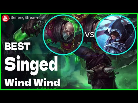 🛑 Wind Wind Singed vs Talon (2000 LP Singed OTP) - Wind Wind (小风风c) Singed Guide