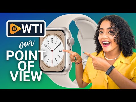 Apple Watch Series 8 [GPS 41mm] Smart Watch w/Starlight Aluminum Case with Starlight Sport Band - S/M. Fitness Tracker - WTI product video review