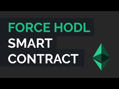 Force yourself to HODL with this Ethereum Smart Contract!