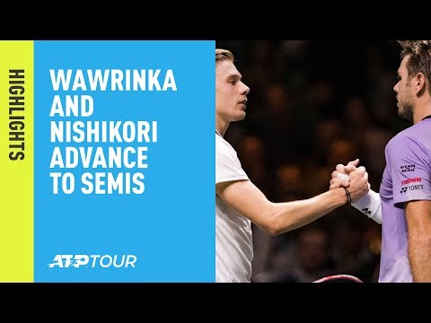 Теннис Highlights: Wawrinka, Nishikori Advance On Friday In Rotterdam 2019