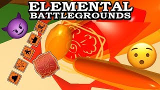 Explosion Element Vs Aurora Element Roblox Elemental Battleground - explosion element demonstrate showcase roblox elemental battleground