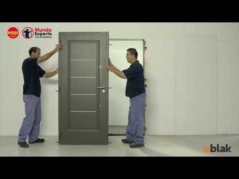Mundo Experto - Instalación en húmedo de puertas de exterior para marcos de chapa. Línea Primma
