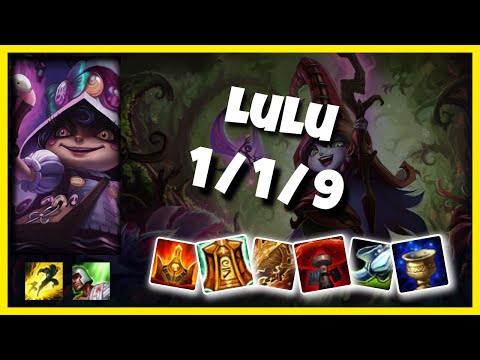 KOREAN Challenger Lulu SUPPORT (1/1/9) vs LEONA Gameplay Replay - Patch 10.19