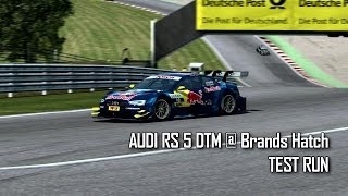 [PC]RaceRoom DTM Experience 2013 - AUDI RS 5 DTM @ Brands Hatch TESTRUN (Fanatec CSW)