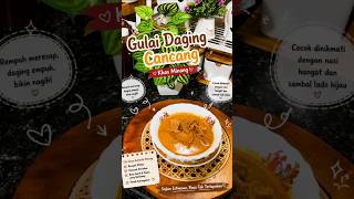 Download lagu gulai daging cancang #shortvideo #kegiatanmemasak #food #cooking #gulaicancang #youtubeshorts mp3