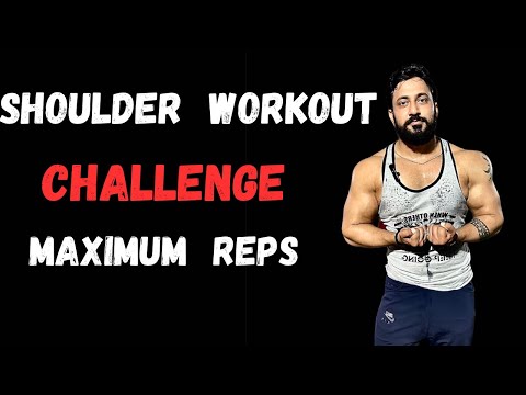 Shoulder Workout Challenge🔥| Shoulder Workout Maximum Reps
