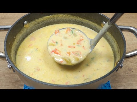 Die leckerste Suppe, die ich je gegessen habe. Norwegische Sahnesuppe. Du wirst es lieben