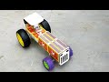 How To Make Matchbox Tractor At Home Diy Mini Tractor Mini Crafts