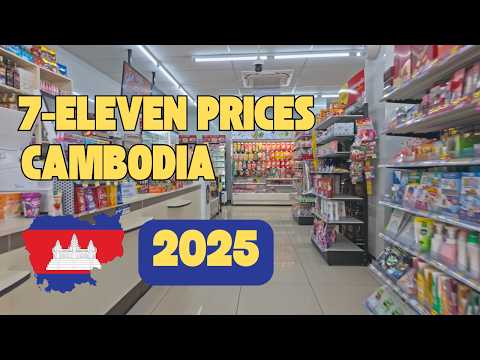🇰🇭 What's the REAL Cost of Groceries in 711 Cambodia 2025?