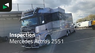 Camion transport cai Mercedes-Benz Actros 2551 6X2 Horse truck + Living Standairco Navi ACC Automat de vânzare - Imagine 4 | Autoline MD Camion transport cai Mercedes-Benz Actros 2551 6X2 Horse truck + Living Standairco Navi ACC Automat | Imagine 4 - Autoline