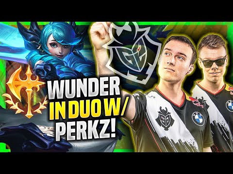 WUNDER IS A BEAST WITH NEW CHAMPION GWEN IN DUO WITH PERKZ! - G2 Wunder Plays Gwen TOP vs Illaoi! |