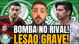 🚨REVIRAVOLTA! Lesão GRAVE no Flamengo muda a disputa do Brasileirão para o Palmeiras!