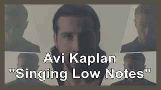 Avi Kaplan &quot;Singing Low Notes&quot;
