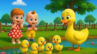 Little Ducks Went Out One Day | Kids Song & Rhyme