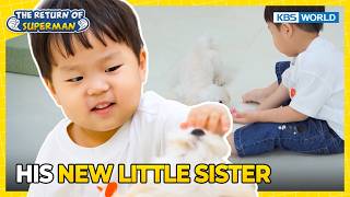 Jungwoo Just Got a Little Sister, a Puppy! [The Return of Superman:Ep.630] | KBS WORLD TV 260802