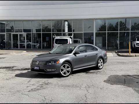 2014 Volkswagen Passat Highline 2.0 TDI 6sp DSG at w/ Tip in Gray for sale at Pine Tree Ford in Woodbridge, ON