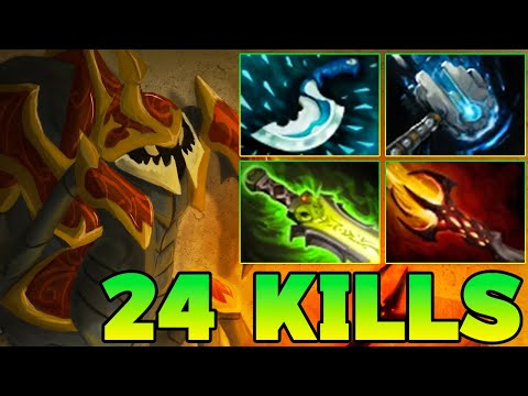 24 Kills Nyx Assassin Dota 2 Offlane Carry Guilde Pro Gameplay Support 7.39 7.40