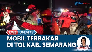 Mobil Xenia Hangus Terbakar di Tol Semarang-Solo KM 440, Diduga Gegara Arus Pendek Listrik di Mesin