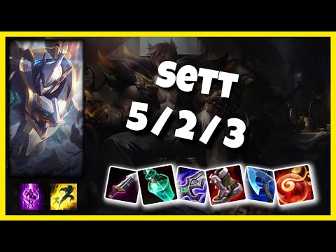 Sett vs Renekton Top 11.4 Challenger S11 Gameplay (5/2/3) - BR