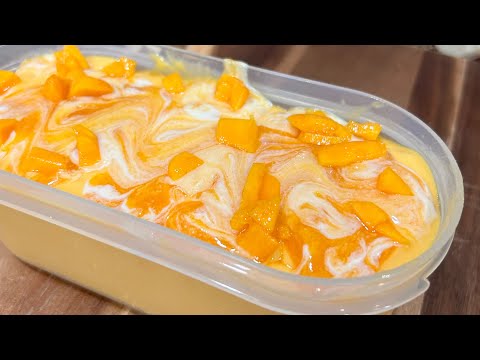 Mango Ice-cream | only 4 ingredients recipe no milk no custard powder  #mangoicecreamathome