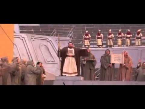 Verona 2013 NABUCCO rehearsal- Carlo Colombara Oh, chi piange