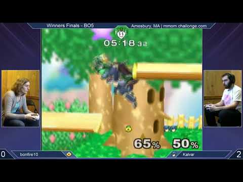 MMOM184 SSBM - bonfire10 (Sheik) vs. Kalvar (Marth) - Melee WF