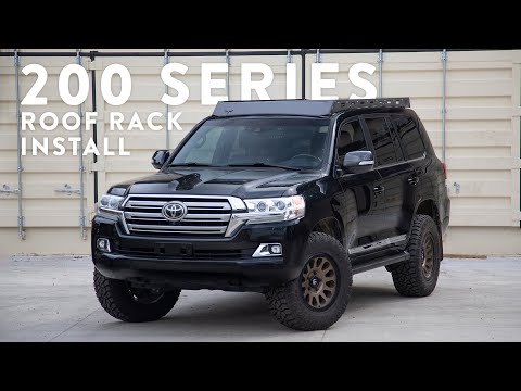 200 Series Land Cruiser Roof Rack Install