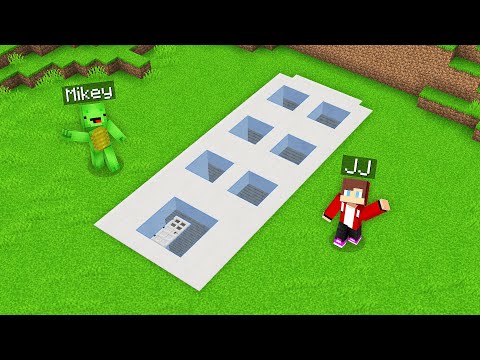 Mikey and JJ Found a FLAT SKYSCRAPER in Minecraft (Maizen)
