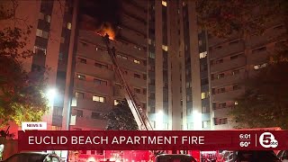 Fire breaks out at Euclid Beach Apartment complex