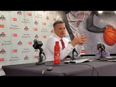 Ohio State head coach Chris Holtmann on the win over Villanova