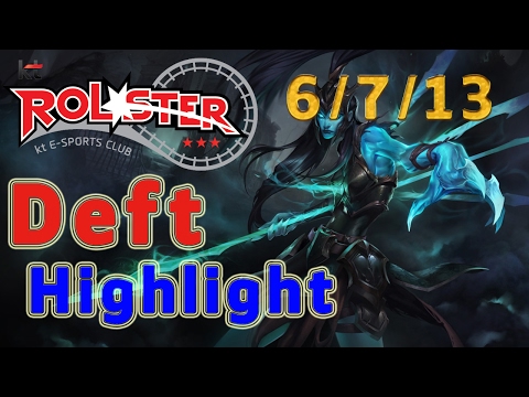 Highlight KT Rolster Deft Kalista ADC vs Tristana Patch 7.2