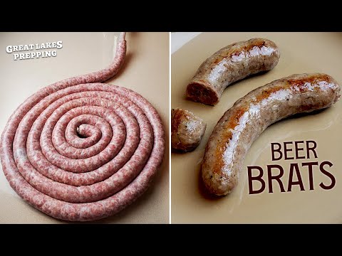 Beer Brats from Scratch | Delicious Homemade Bratwurst | Sausage-Making Instructions plus Recipe